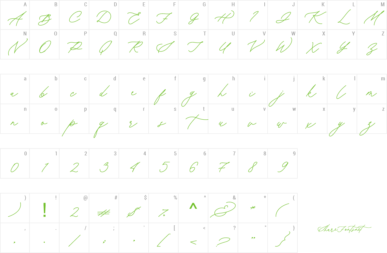 Font New Sanctorum preview